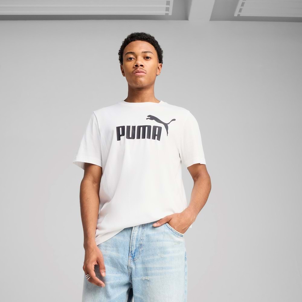 Puma ESS No.1 Logo Tee 682532-02 Tişört Erkek T-Shirt