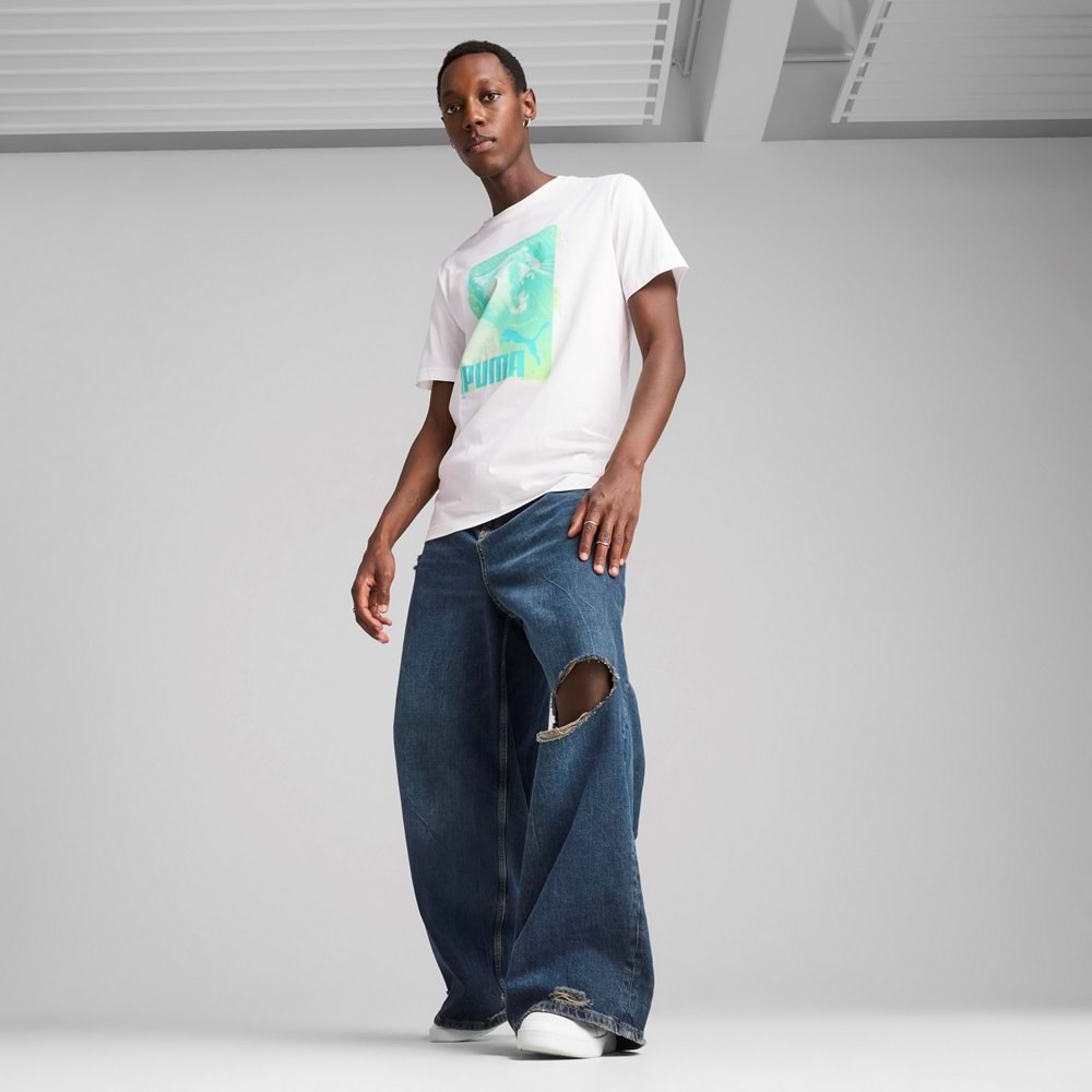 Puma 684836-02 Graphic Photoprint Tee Tişört Erkek T-Shirt