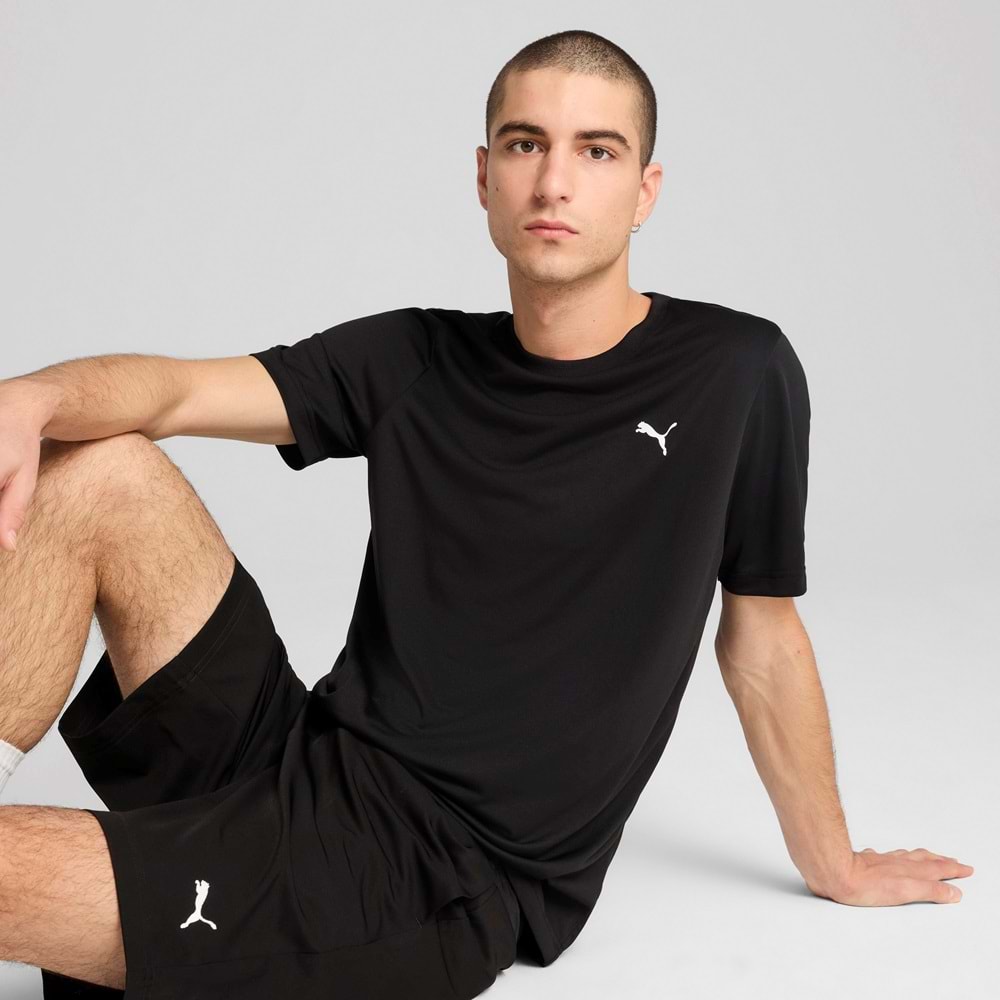 Puma 682542-01 ESS Small Logo Poly Tee Tişört Erkek T-Shirt