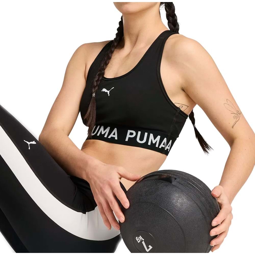 Puma 526962-01 4 Keeps Strong Bra-Mid Spor Büstiyer Destekli Kadın Crop