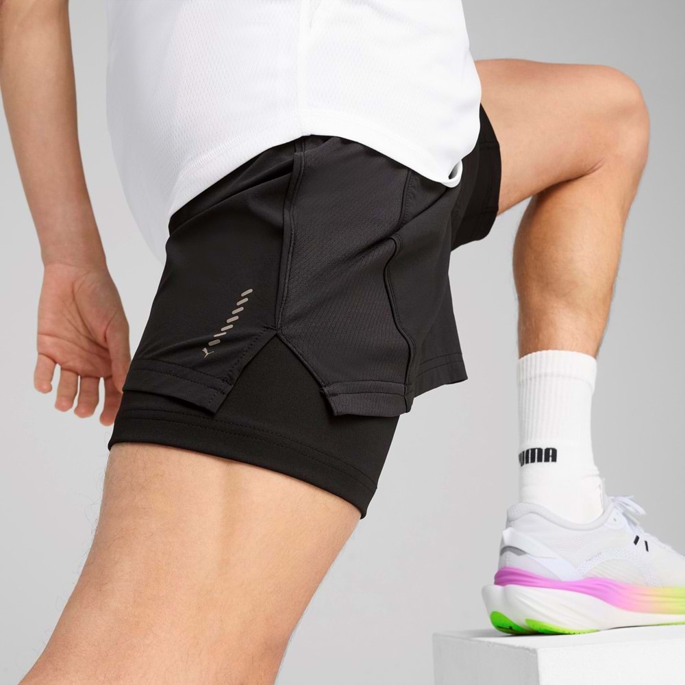 Puma Run Velocity 2In1 Short 526611-01 Erkek Taytlı Şort