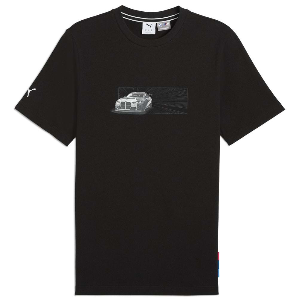 Puma 630624-01 BMW MMS Car Graphic Tee Bmw Team Tişört Erkek T-Shirt