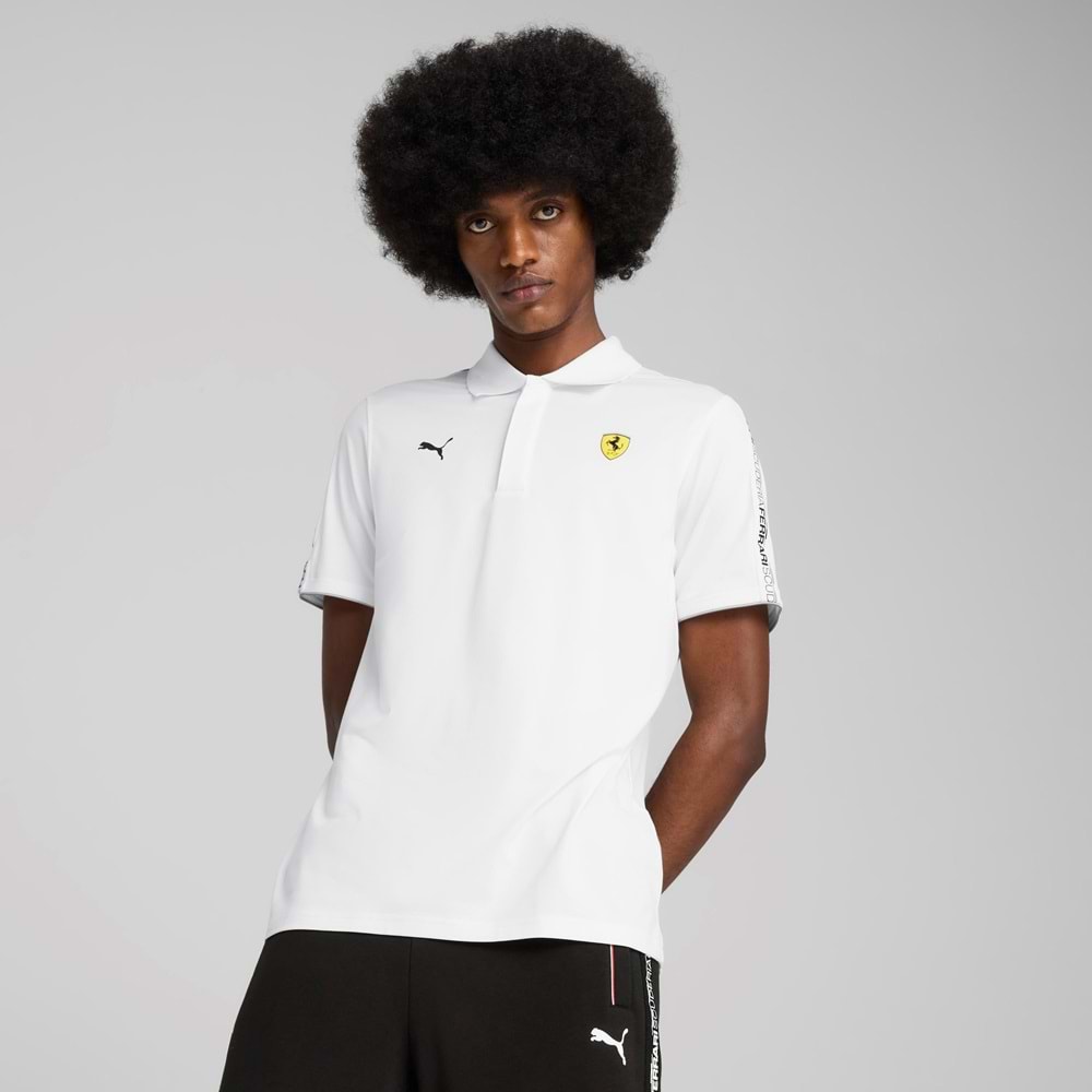 Puma 630185-04 Ferrari Race Cloudspun Polo Yaka Tişört Erkek T-Shirt