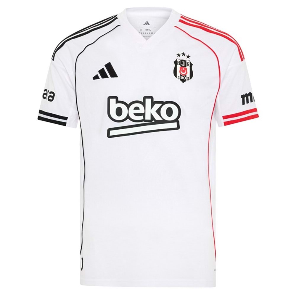 Beşiktaş S.K. Bjk Beyaz Forma 25/26 İç Saha Forması Erkek Forma