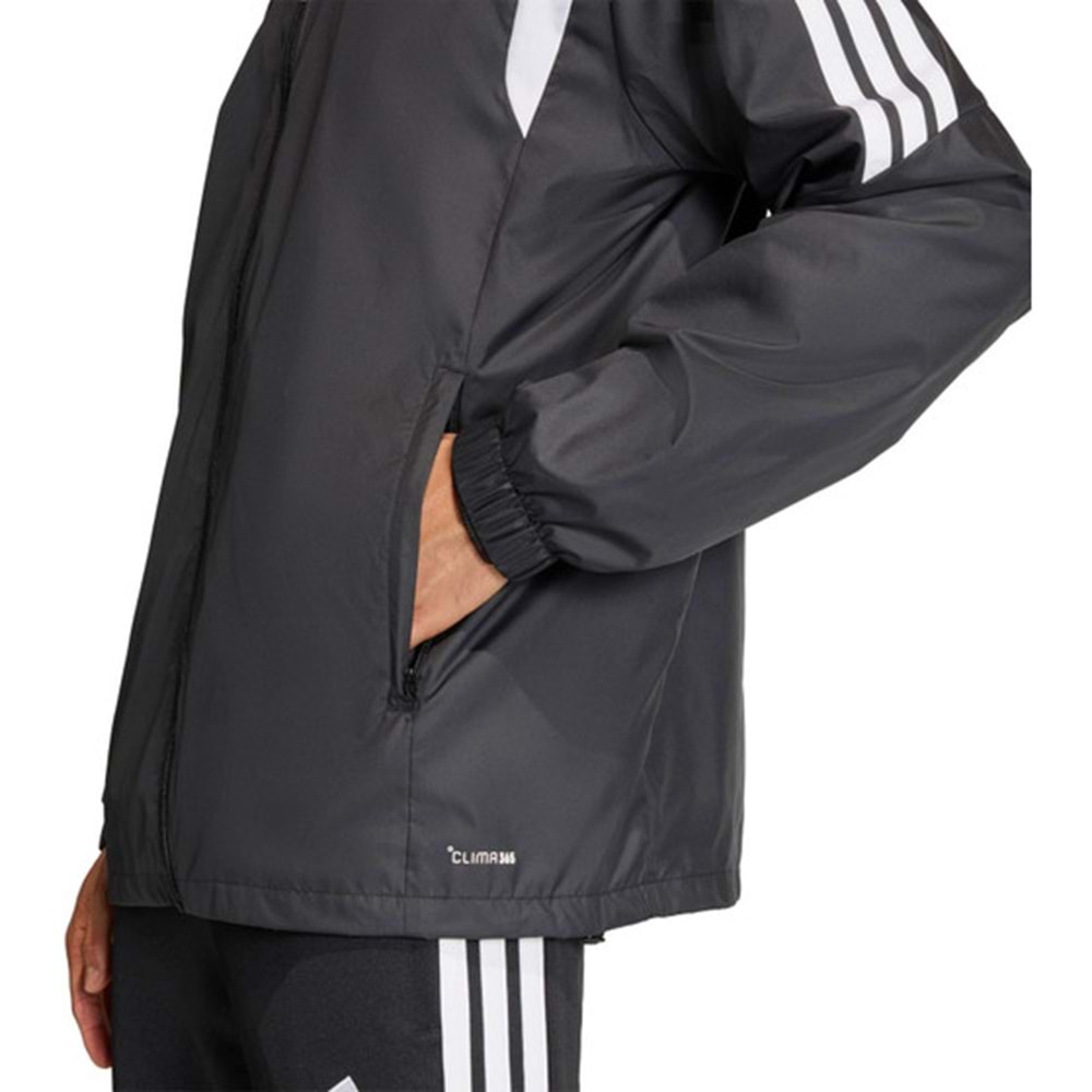 Adidas Tiro 26L Wb JY9733 Kapüşonlu Yağmurluk Eşofman Üstü Erkek Ceket