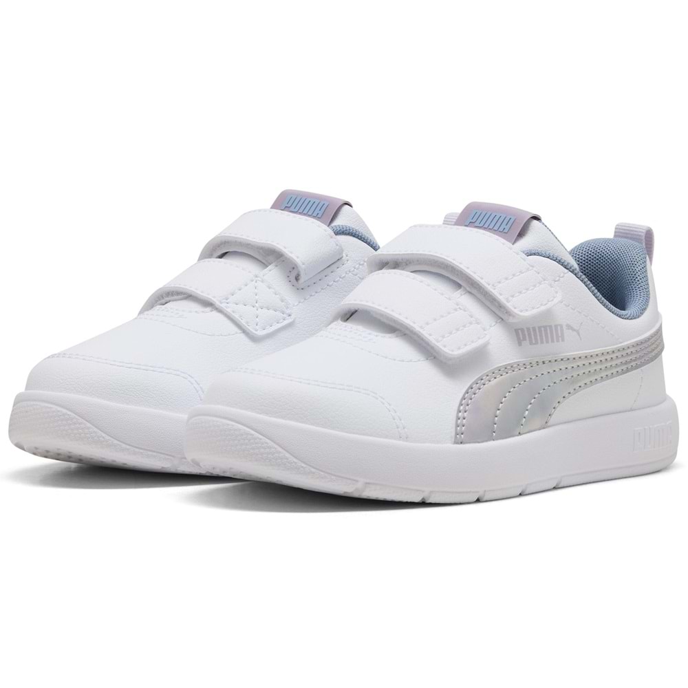 Puma Courtflex V3 Space Belle V PS 404345-02 Ortopedik Çocuk Spor Ayakkabı