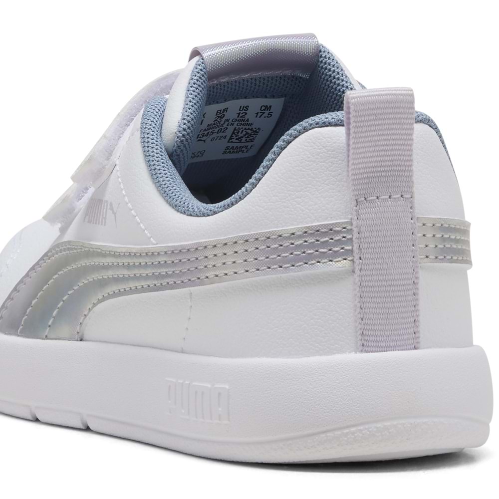 Puma Courtflex V3 Space Belle V PS 404345-02 Ortopedik Çocuk Spor Ayakkabı
