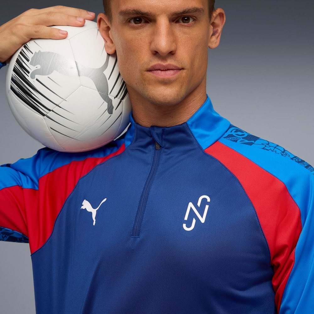 Puma Neymar JR Playmaker 1/4 zip 660309-10 Erkek Sweatshirt