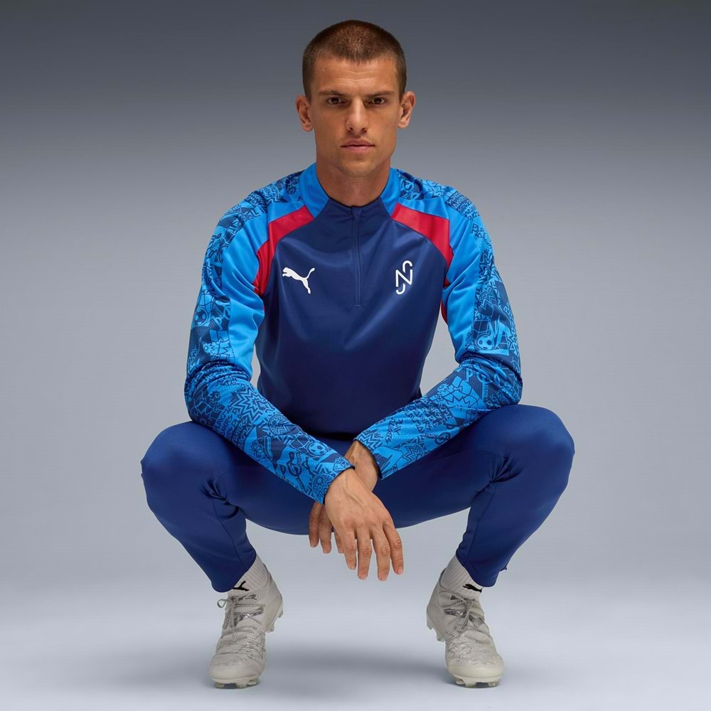 Puma Neymar JR Playmaker 1/4 zip 660309-10 Erkek Sweatshirt