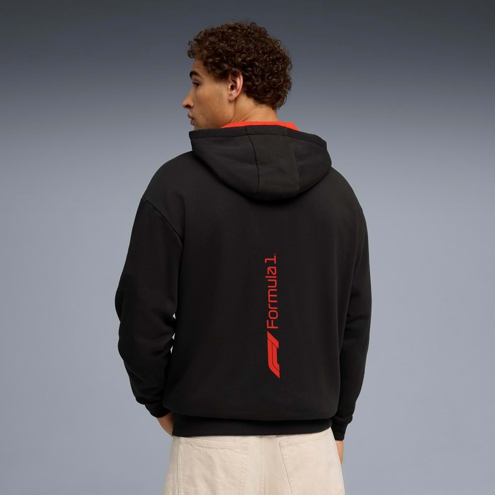 Puma F1 Essential+ Fullzip Hoodie Jacket 632653-01 Erkek Eşofman Üstü
