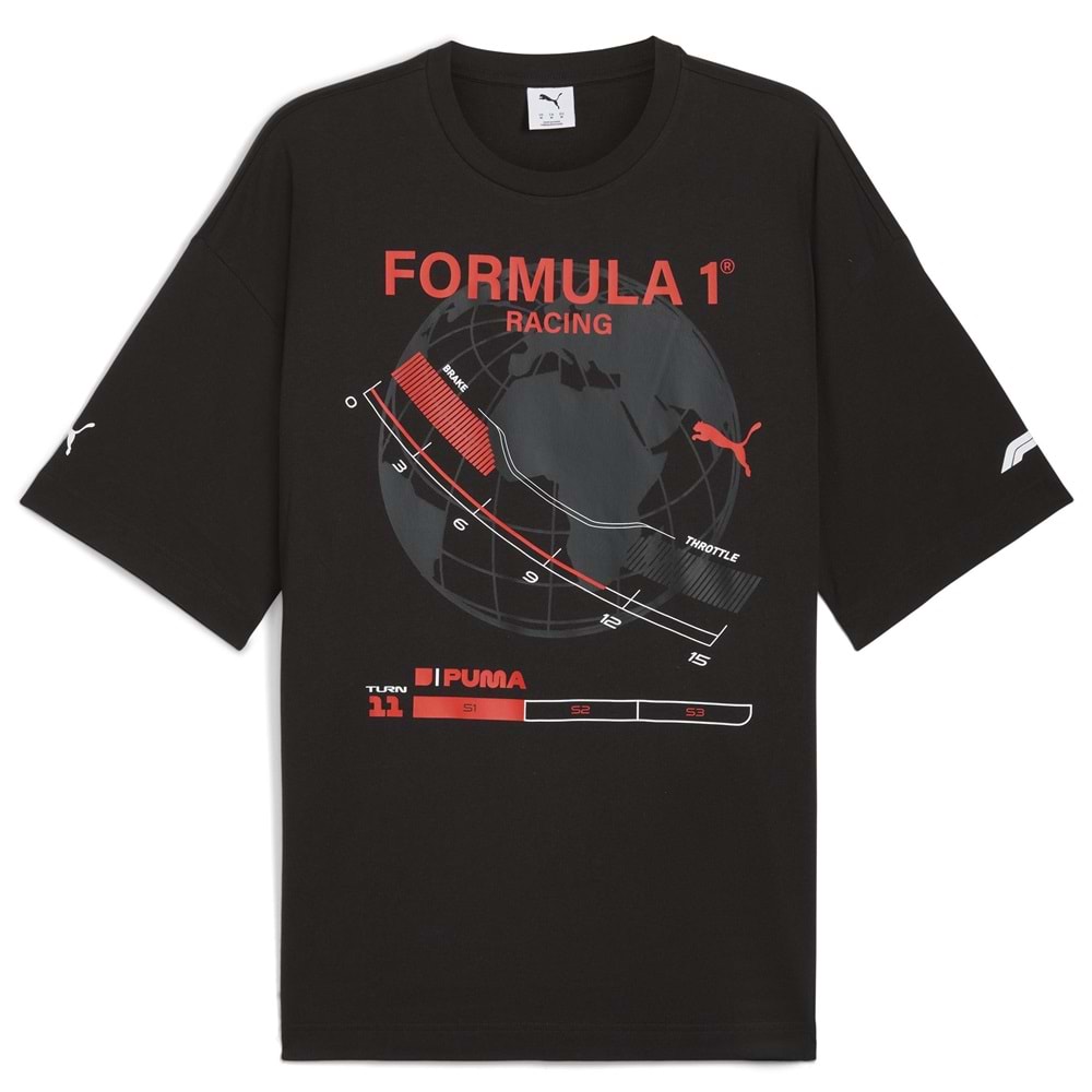 Puma 632655-01 F1 Graphic Tee - Relaxed Tişört Erkek T-Shirt