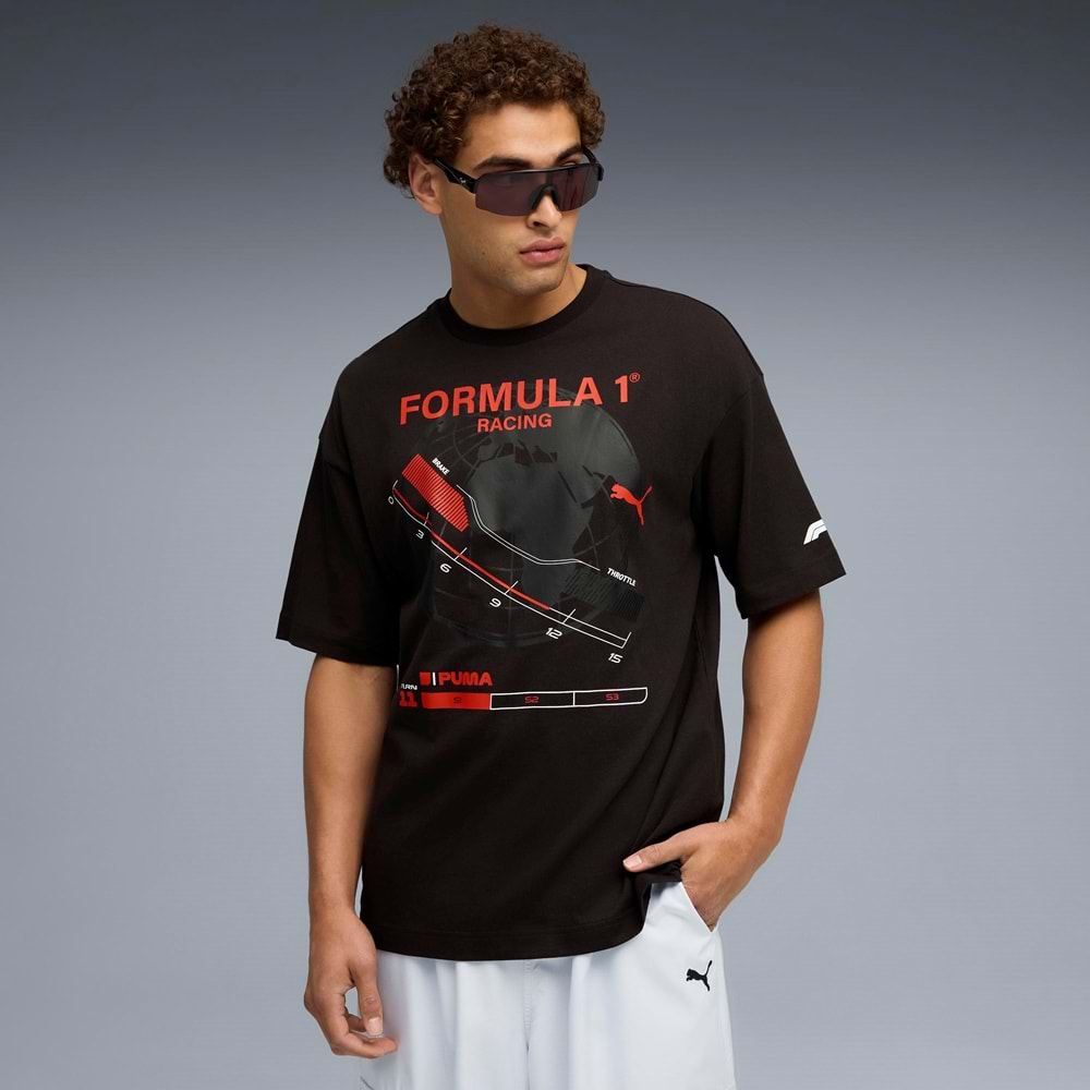 Puma 632655-01 F1 Graphic Tee - Relaxed Tişört Erkek T-Shirt