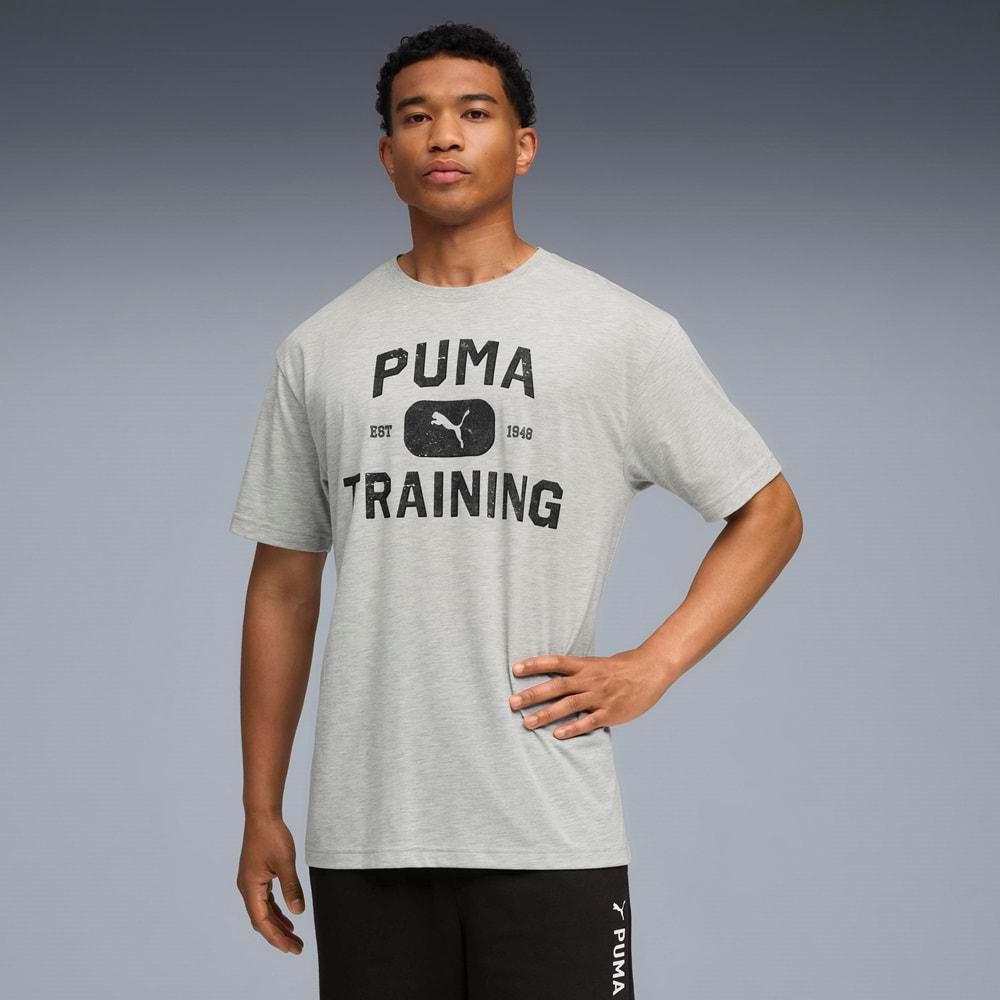 Puma 526568-04 M Graphics Traın Logo Rlxd Tee Tişört Erkek T-Shirt