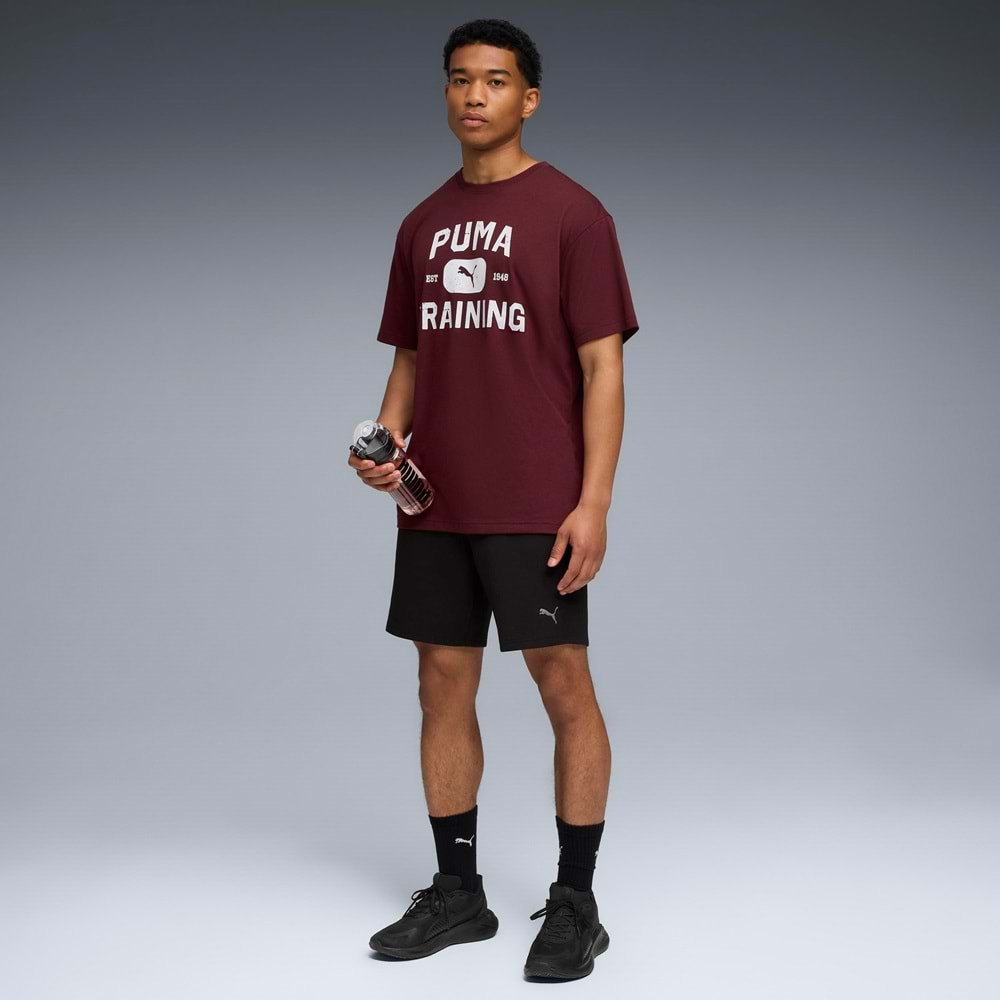 Puma 526568-96 M Graphics Traın Logo Rlxd Tee Tişört Erkek T-Shirt