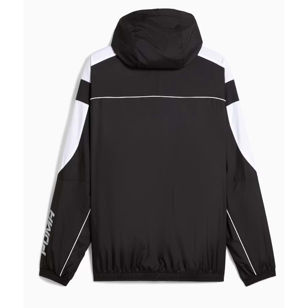 Puma BMW MMS MT7+ Wındbreaker 633172-01 Kapüşonlu Yağmurluk Eşofman Üstü Erkek Ceket