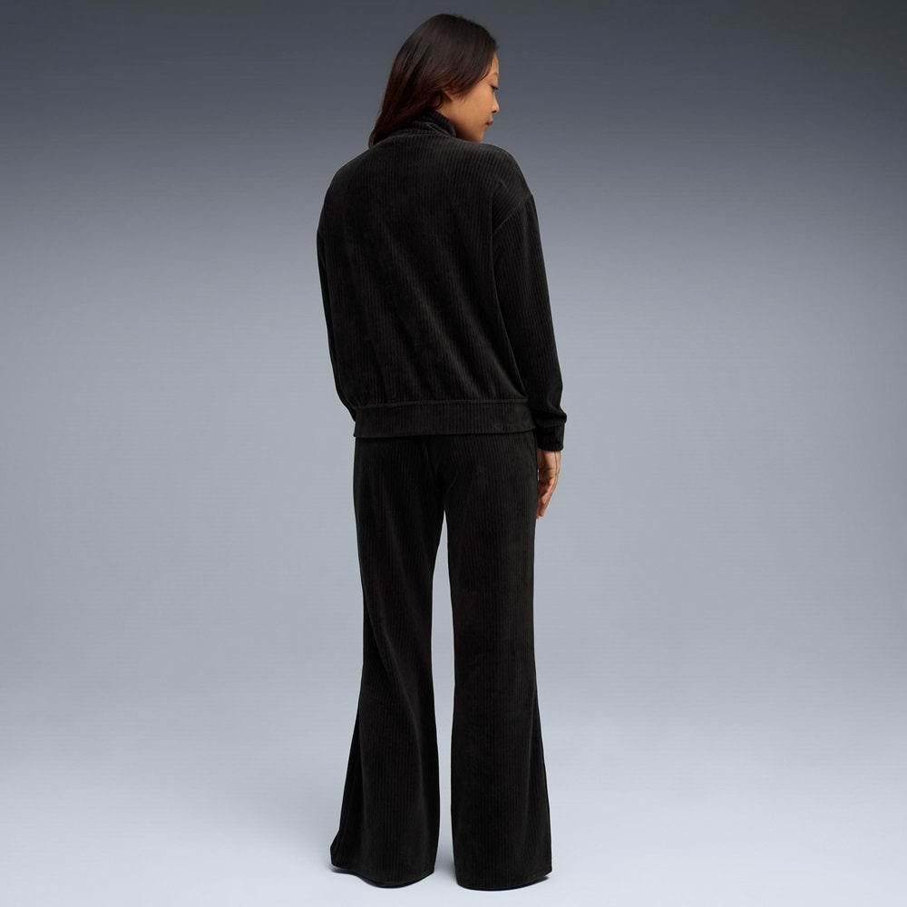 Puma Velour Rib Suit 688164-01 Kadın Eşofman Takımı