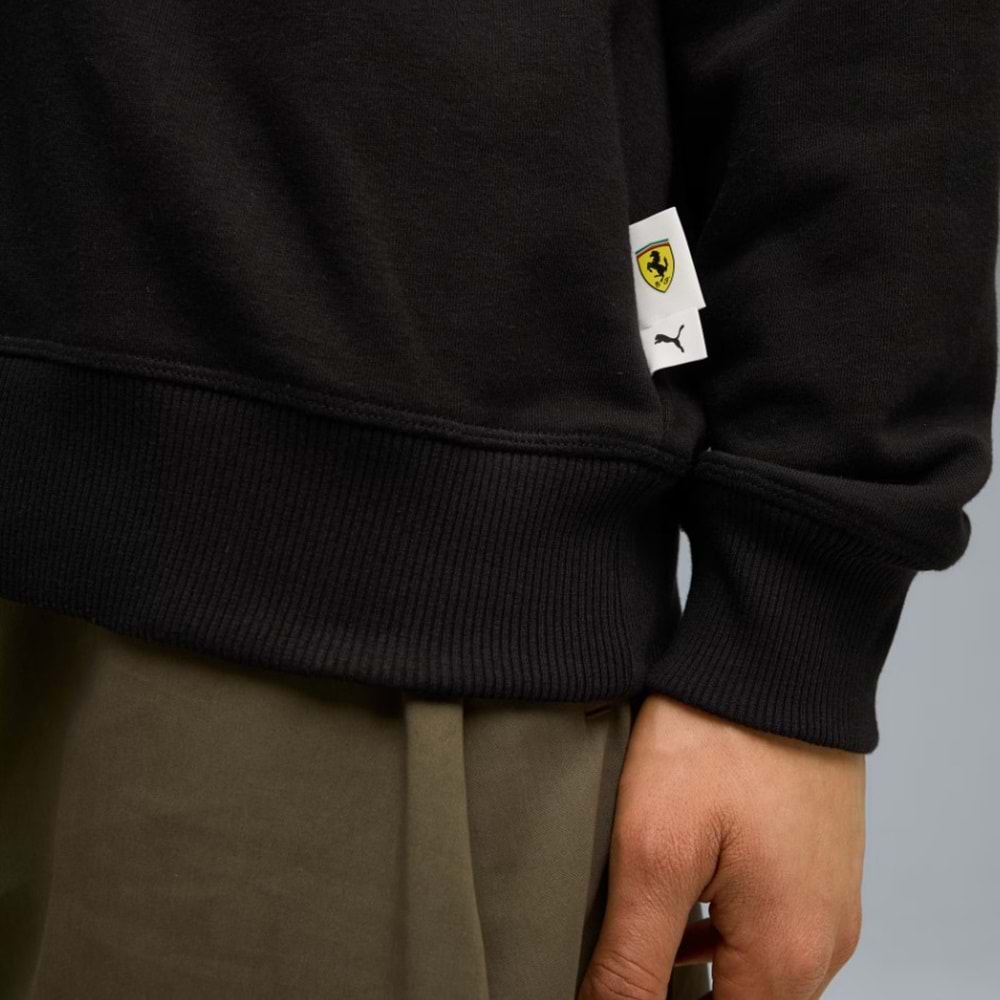 Puma Ferrari Tonal Shield CN 632788-01 Erkek Sweatshirt