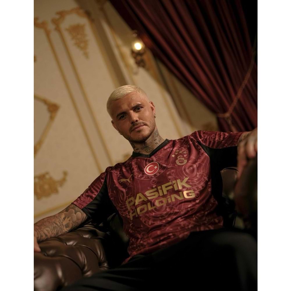 Galatasaray S.K. Bordo Forma 25/26 Alternatif Jr Forması Erkek Forma