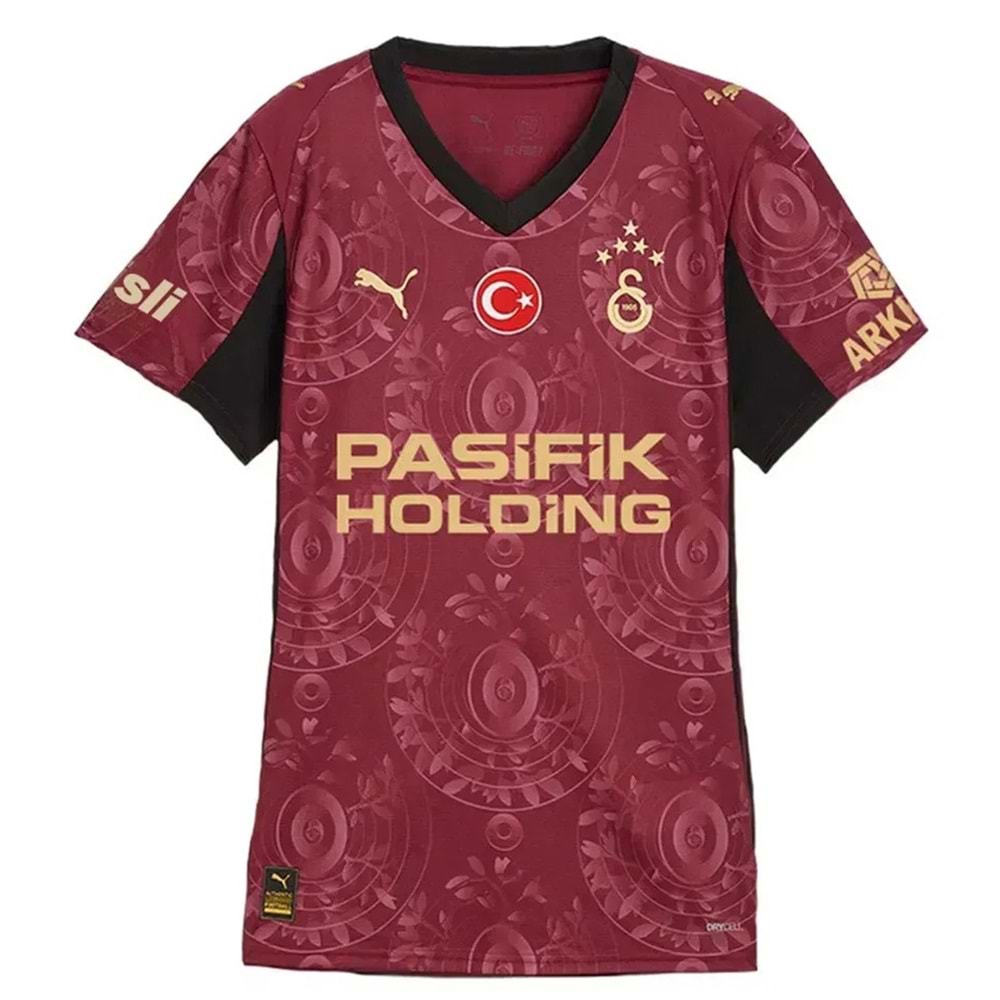 Galatasaray S.K. Bordo Forma 25/26 Alternatif Forma Kadın Forma