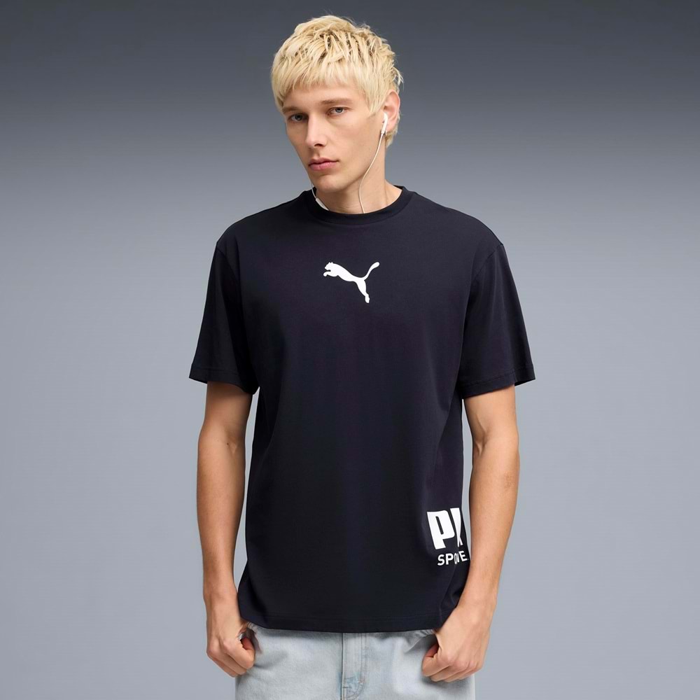 Puma Sport Graphic Tee 692169-16 Tişört Erkek T-Shirt