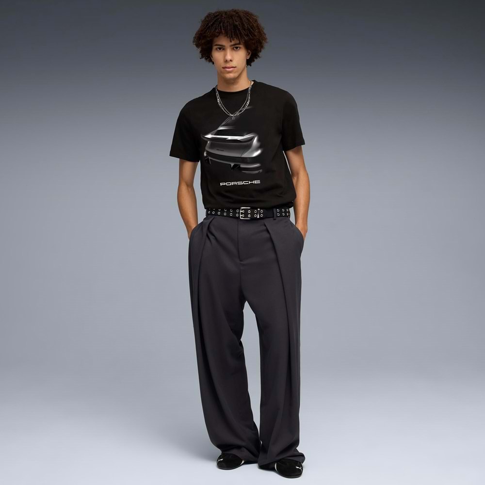 Puma 634489-01 Porsche Graphic Tee 1 Tişört Erkek T-Shirt