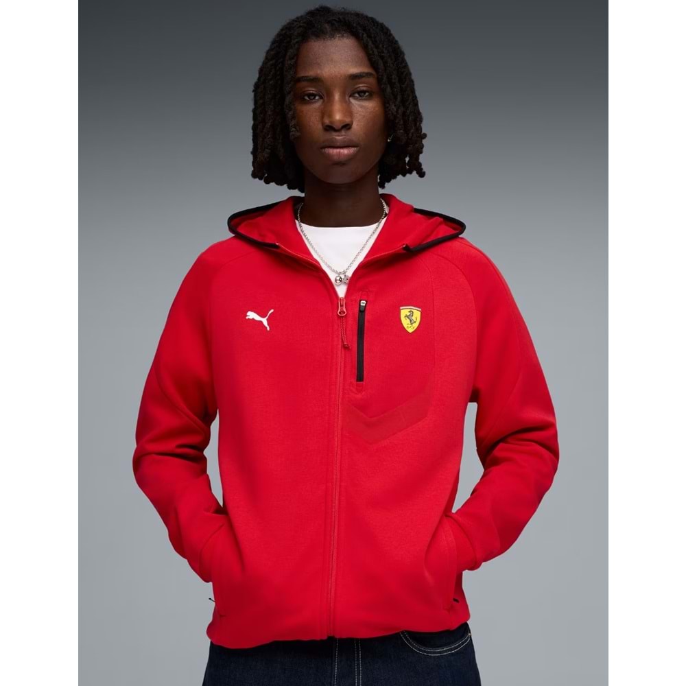 Puma Ferrari HDD PM1 Sweat Jacket 634243-02 Erkek Eşofman Üstü