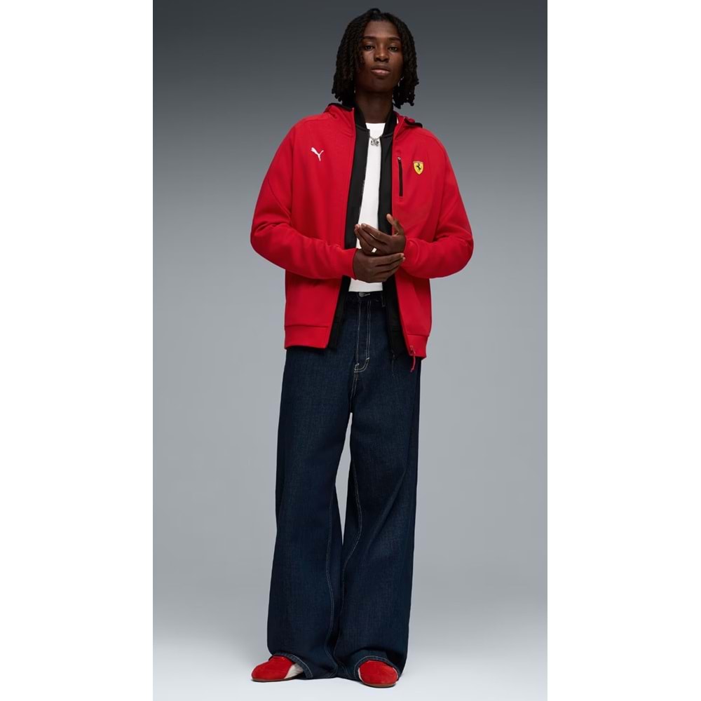 Puma Ferrari HDD PM1 Sweat Jacket 634243-02 Erkek Eşofman Üstü