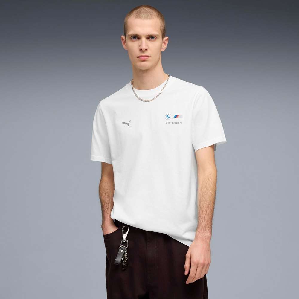 Puma 634897-02 BMW MMS Ess Logo Tee Tişört Erkek T-Shirt
