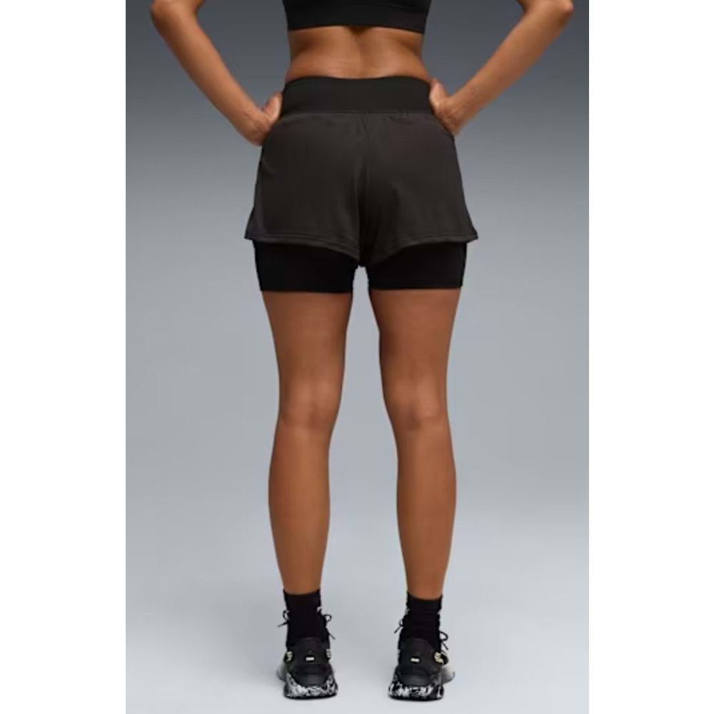 Puma 528475-01 W P Shape 2-1 Flowy Short 3 Tayt Şort Kadın Şort