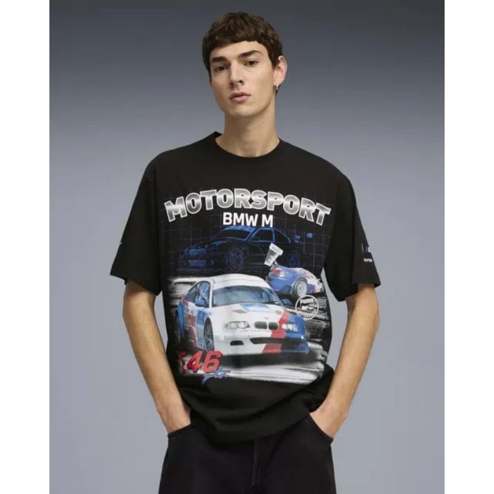 Puma 634888-01 BMW MMS Sportswear Grphc Tee Tişört Erkek T-Shirt