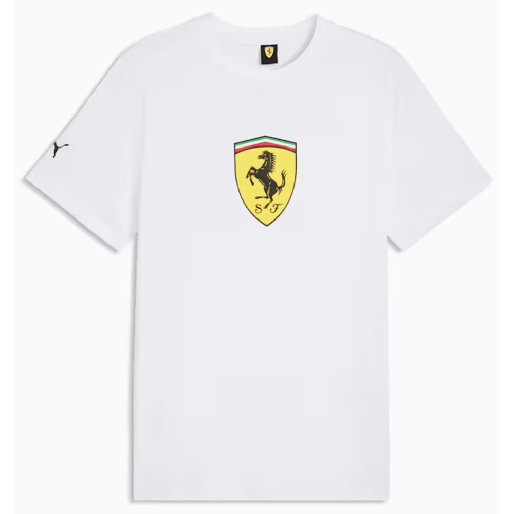Puma Ferrari Colored Shield Tee 635310-04 Tişört Erkek T-Shirt