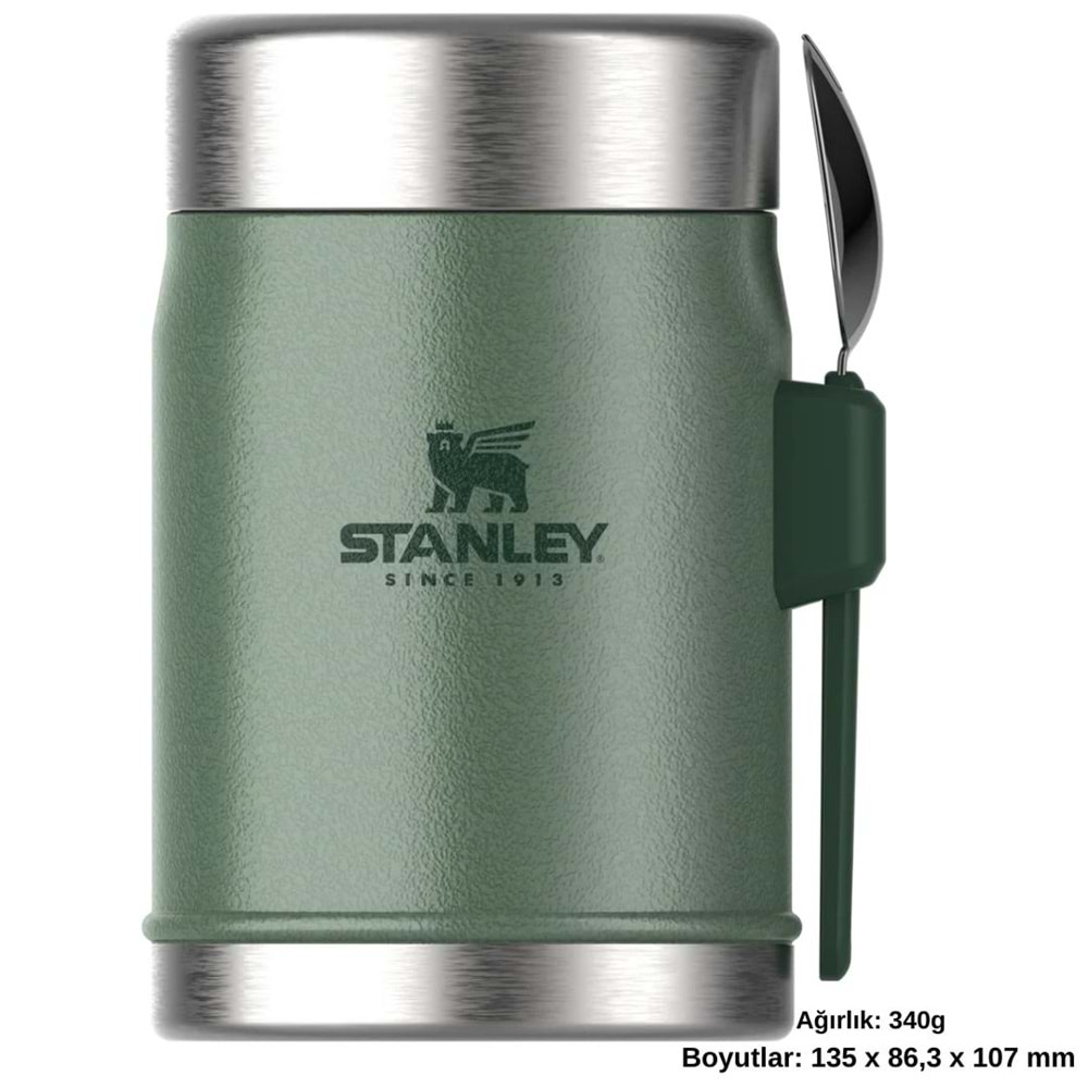 Stanley Classic Legendary Kaşıklı Yemek Termosu 0.4L Termos Kamp Matara