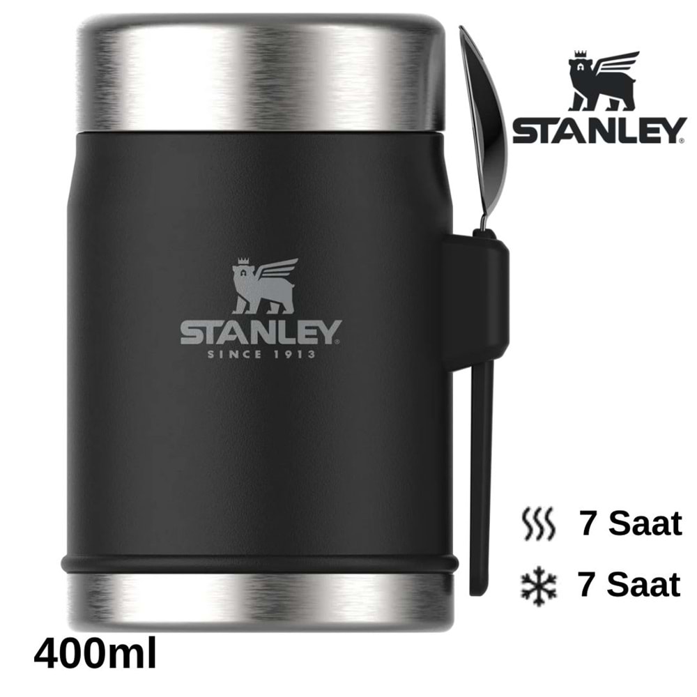 Stanley Classic Legendary Kaşıklı Yemek Termosu 0.4L Termos Kamp Matara