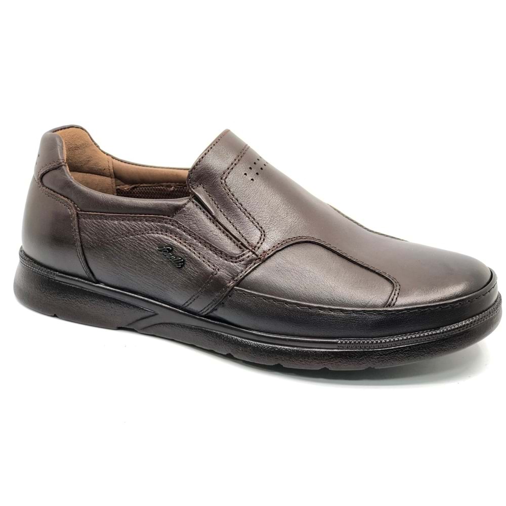 Forelli Hoka (Bunyon) Kemik Çıkıntısına Özel Hakiki Deri Ortopedik Erkek Casual Ayakkabı