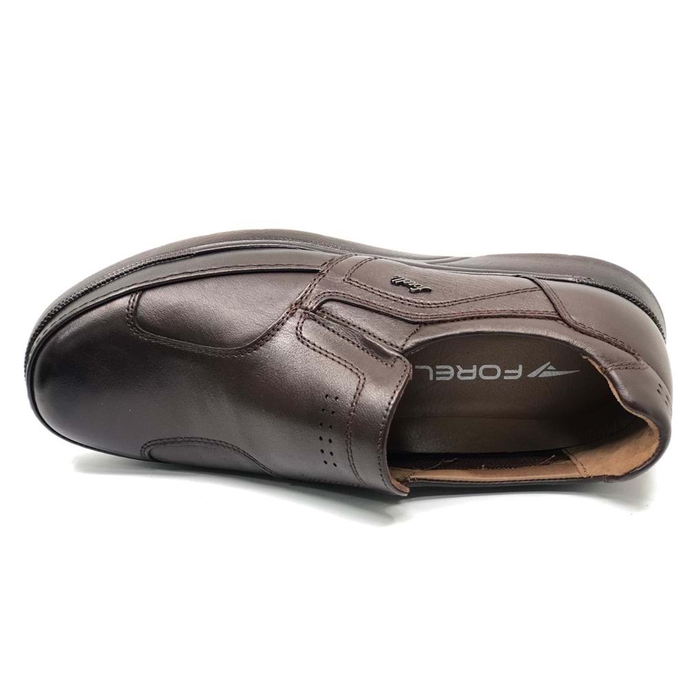 Forelli Hoka (Bunyon) Kemik Çıkıntısına Özel Hakiki Deri Ortopedik Erkek Casual Ayakkabı