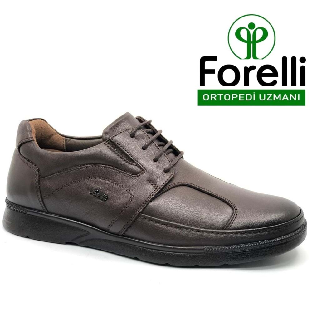 Forelli Broks (Bunyon) Kemik Çıkıntısına Özel Hakiki Deri Ortopedik Comfort Erkek Casual Ayakkabı