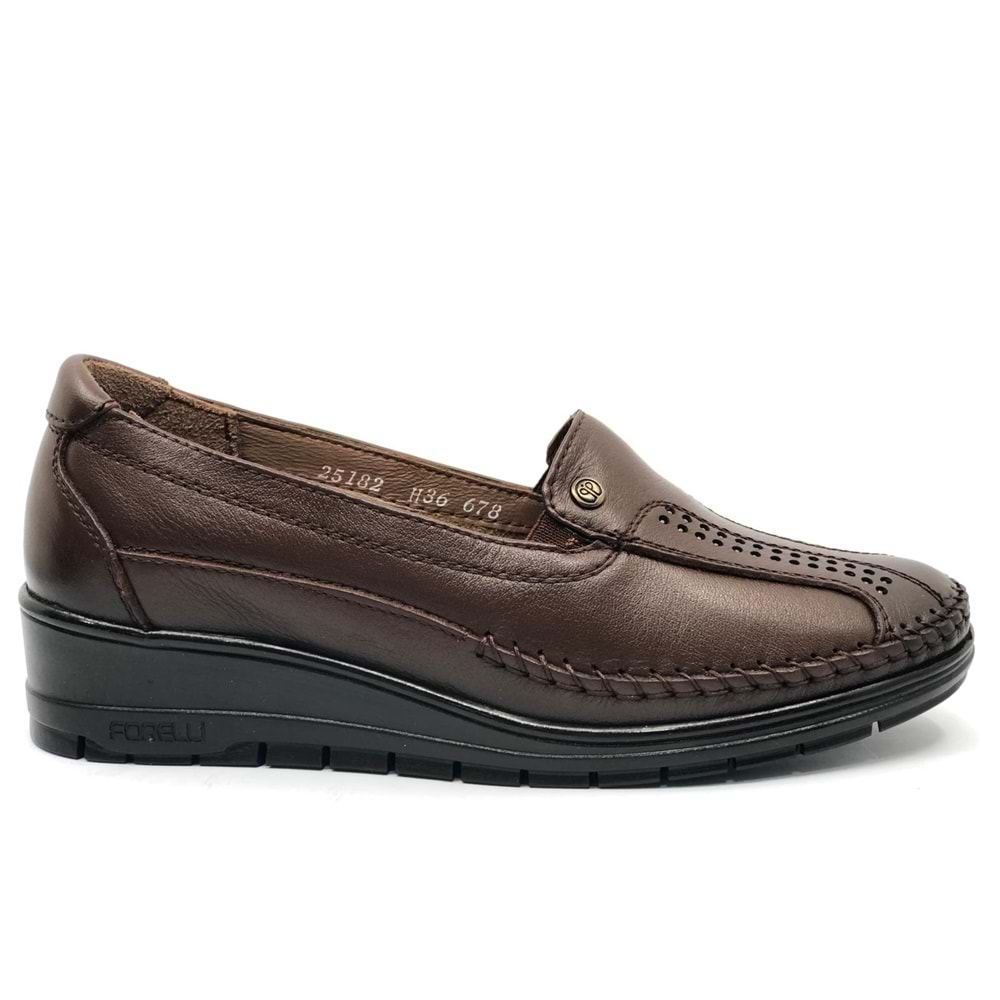 Forelli Morıza Hakiki Deri Ortopedik Comfort Kadın Casual Ayakkabı