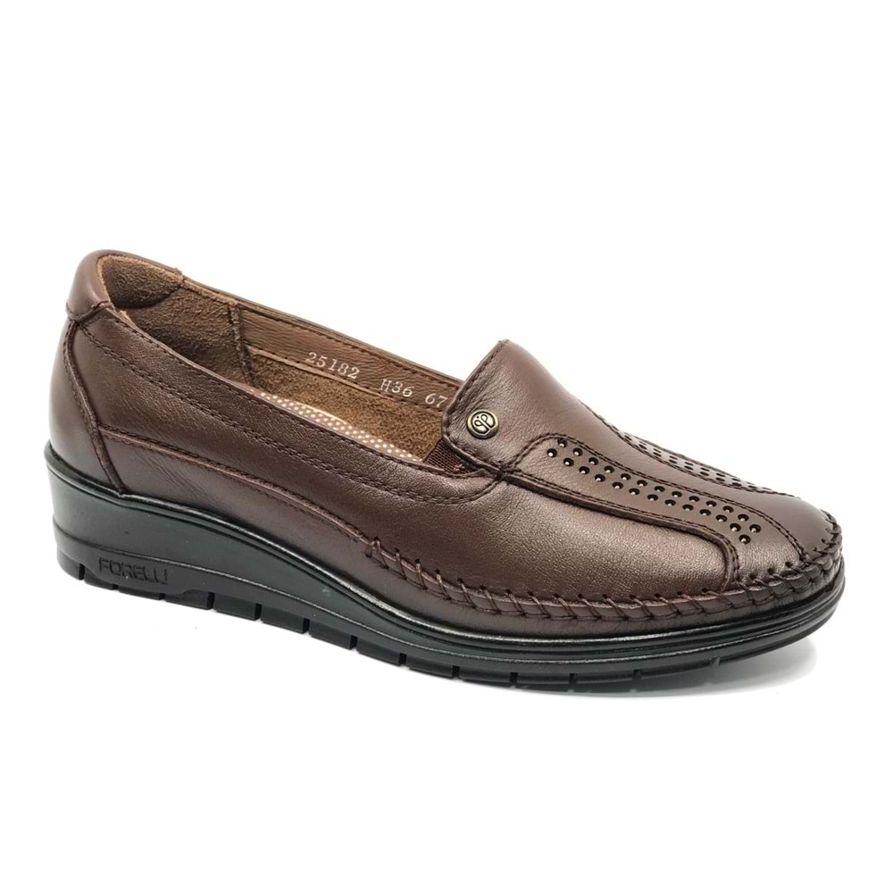Forelli Morıza Hakiki Deri Ortopedik Comfort Kadın Casual Ayakkabı