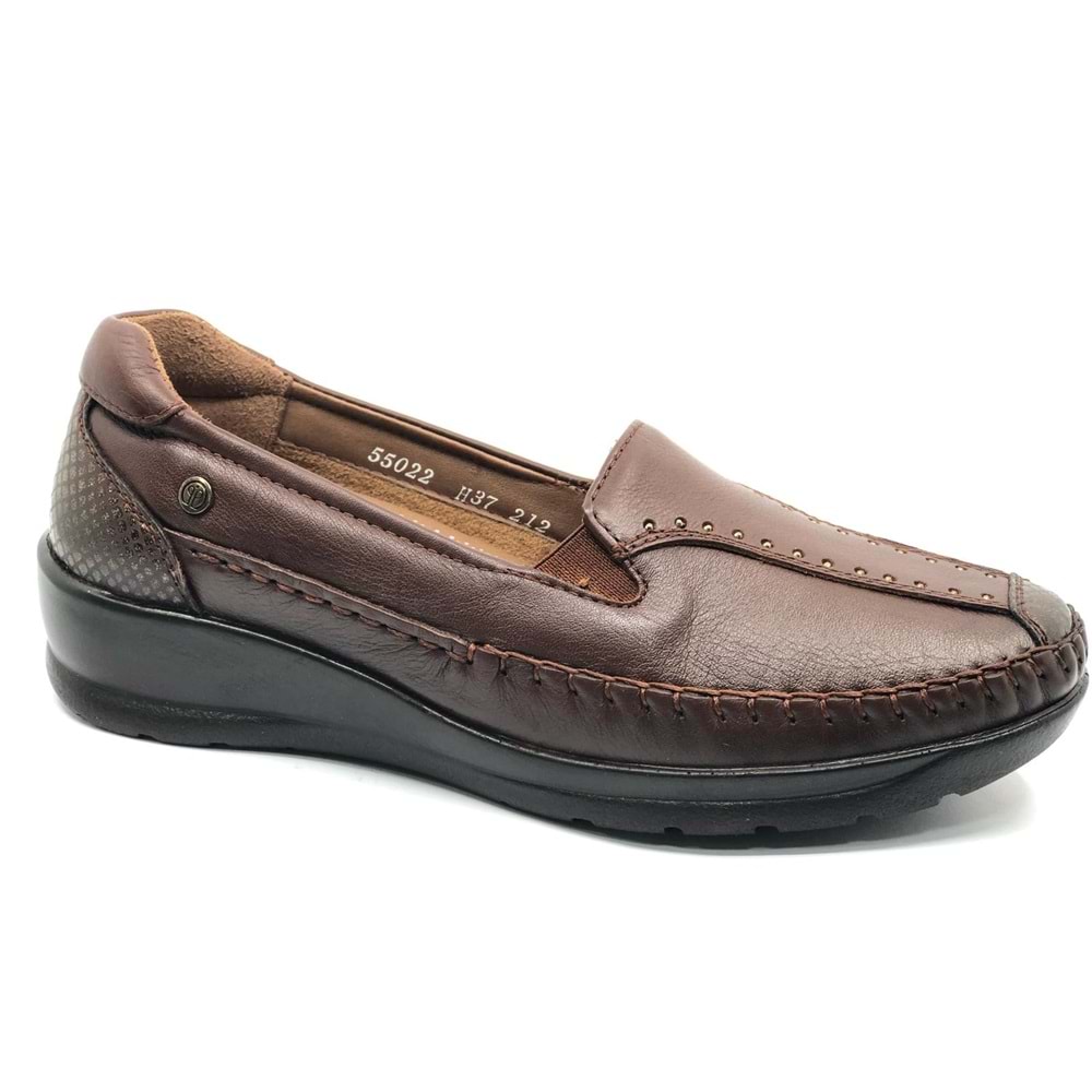 Forelli Lına Hakiki Deri Ortopedik Comfort Kadın Casual Ayakkabı