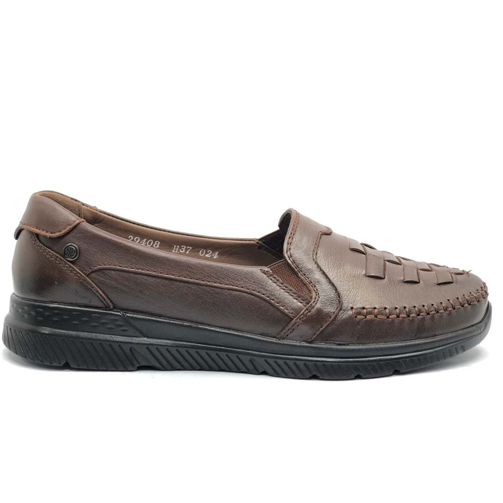 Forelli Olivia Hakiki Deri Ortopedik Comfort Kadın Casual Ayakkabı