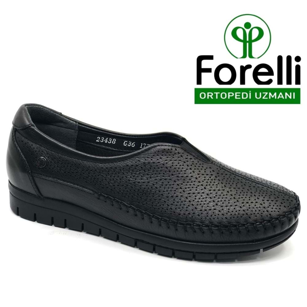 Forelli Essel Hakiki Deri Ortopedik Comfort Kadın Casual Ayakkabı