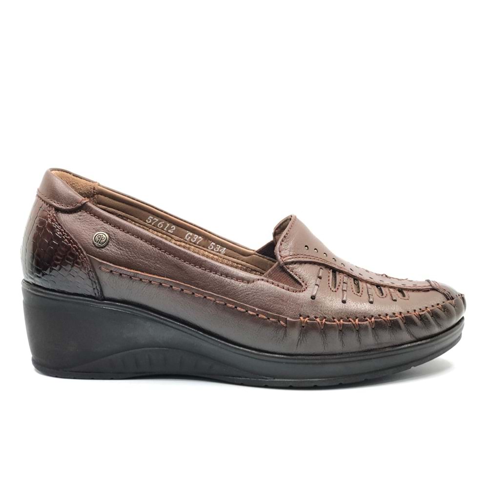 Forelli Sahra Hakiki Deri Ortopedik Comfort Kadın Casual Ayakkabı