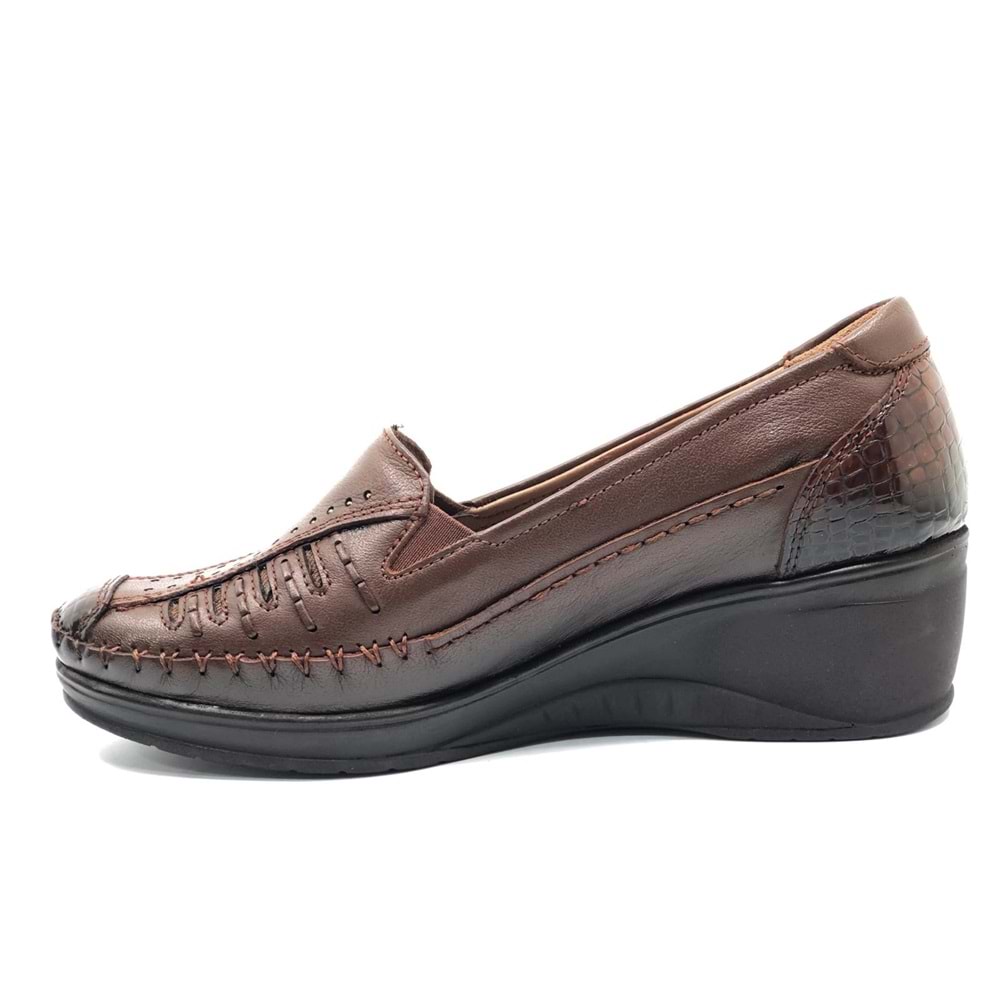 Forelli Sahra Hakiki Deri Ortopedik Comfort Kadın Casual Ayakkabı