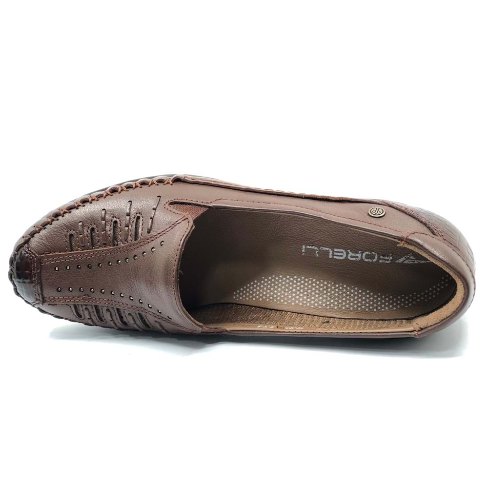 Forelli Sahra Hakiki Deri Ortopedik Comfort Kadın Casual Ayakkabı