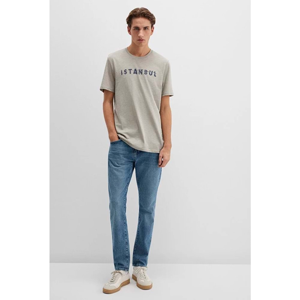 Mavi M066282-31935 İstanbul Baskılı Tişört Erkek T-Shirt