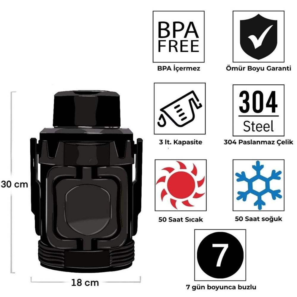 Igloo Big Barrel 3 Litre Termos 3 Litre Matara