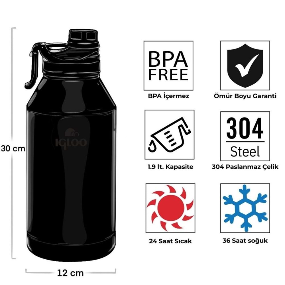 Igloo Sportsman 1.9 Litre Termos Matara