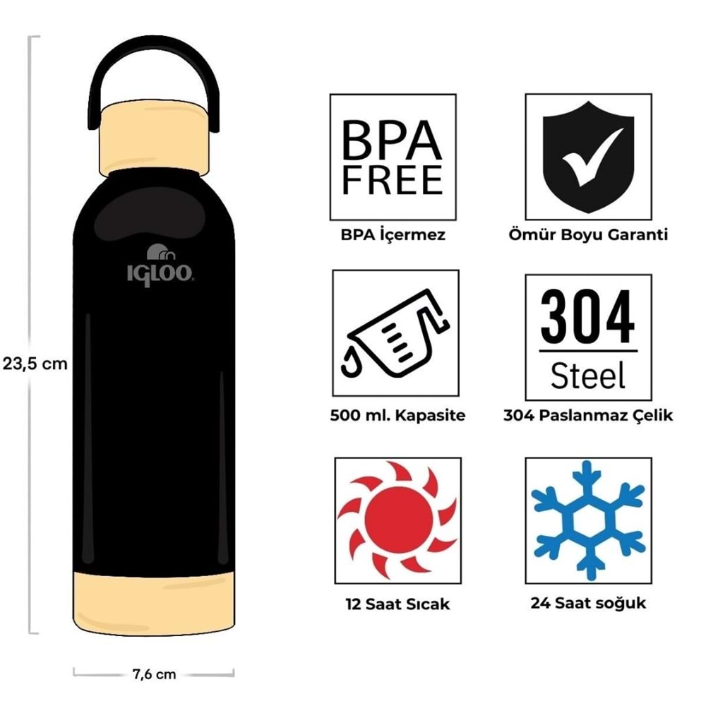 Igloo Hydrate Pro Botte 500ml Termos Matara