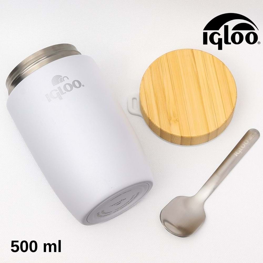 Igloo Bamboo Food Jar 500ml Yemek Termosu Matara