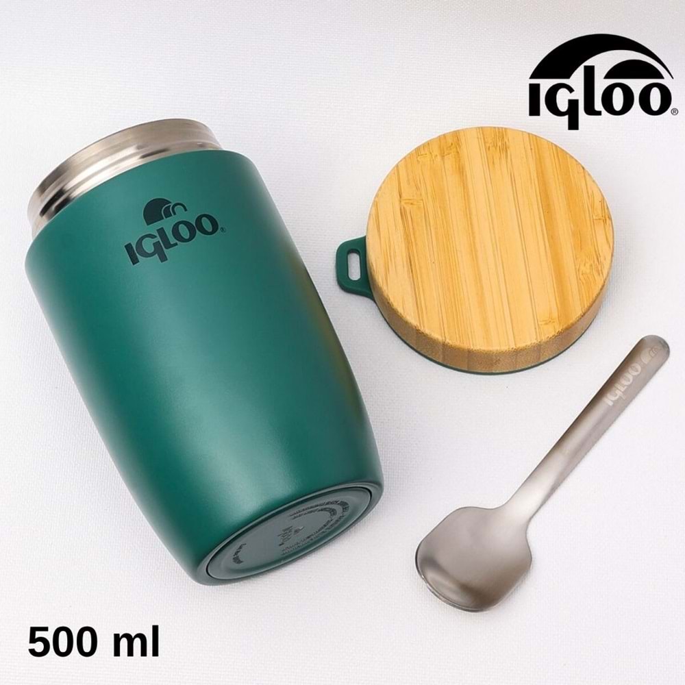 Igloo Bamboo Food Jar 500ml Yemek Termosu Matara